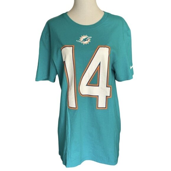 Nike Tops - Miami Dolphins The Nike Tee #14 Landry Short Sleeve Pullover Shirt Unisex M
